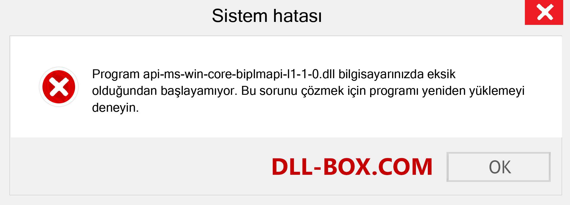 api-ms-win-core-biplmapi-l1-1-0.dll dosyası eksik mi? Windows 7, 8, 10 için İndirin - Windows'ta api-ms-win-core-biplmapi-l1-1-0 dll Eksik Hatasını Düzeltin, fotoğraflar, resimler